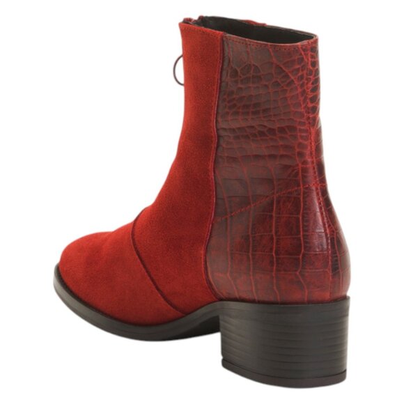 BOS. & CO. Made In Portugal Suede Intro Tall Shaft Heeled Boots - Picture 2 of 3